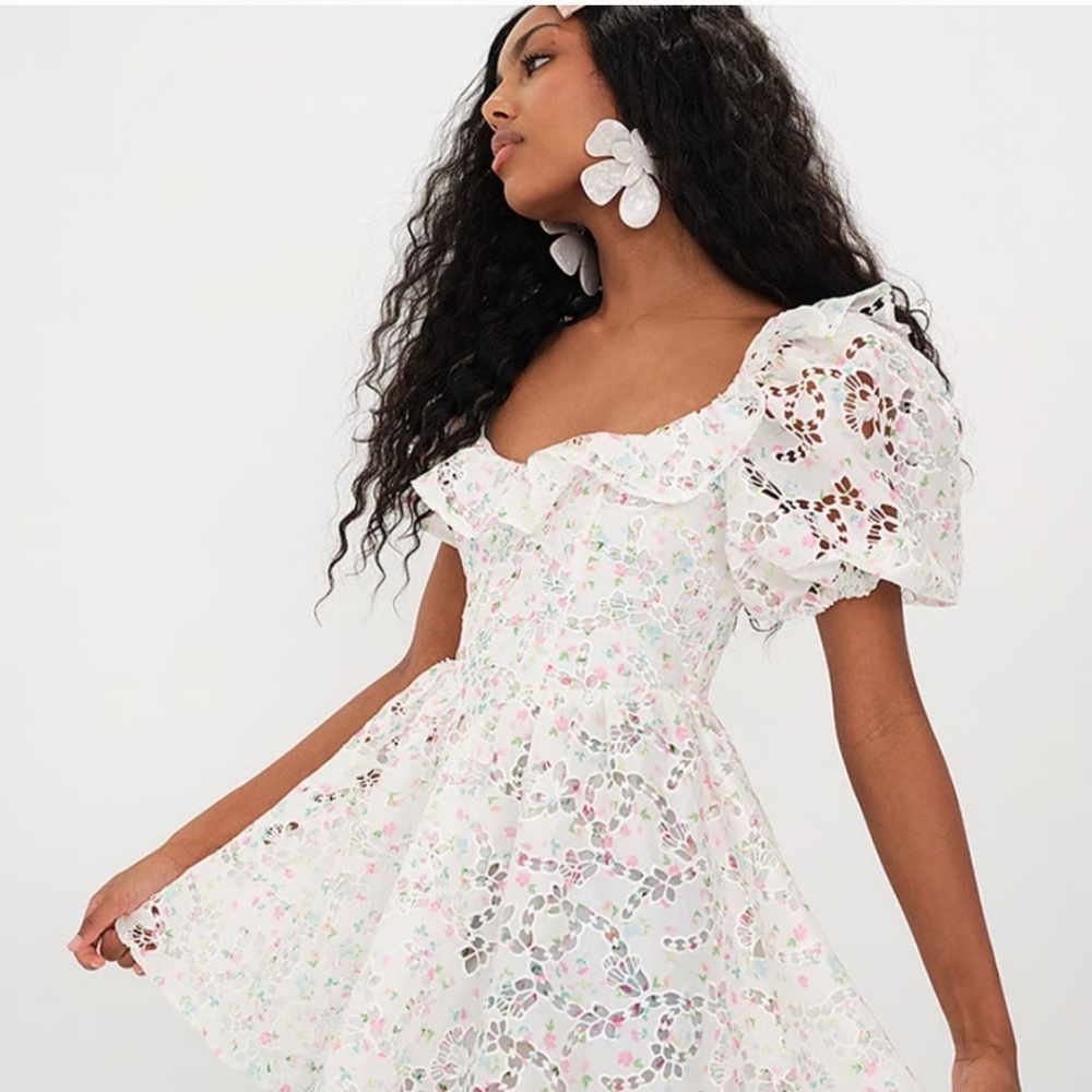 For Love And Lemons Magnolia Mini Dress Sz XSMALL